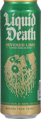 Liquid Death Severed Lime Sparkling Water Single, 19.2 FZ (Pack of 5)