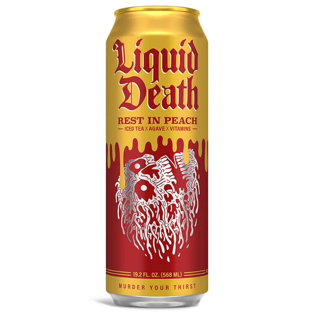 Liquid Death Rest in Peach Tea Single, 19.2 FZ