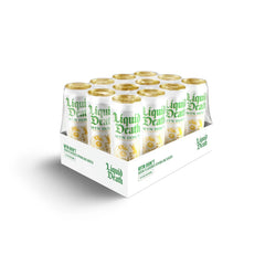 Liquid Death Soda-Flavored Sparkling Water - Mnt Don't (Lemon, Lime), Less Sugar*, Huge Flavor, No Caffeine, No Artificial Sweeteners, King Size 19.2 Fl Oz (Pack of 12)