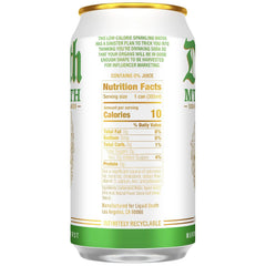 Liquid Death Soda-Flavored Sparkling Water - MT. DEATH, Less Sugar*, Huge Flavor, No Caffeine, No Artificial Sweeteners, 12 Fl Oz (Pack of 12)