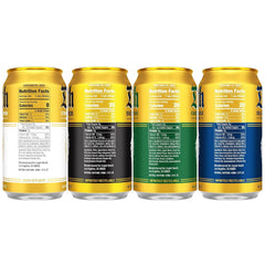 Liquid Death Iced Tea - Classic Variety, Less Sugar*, Boost of Caffeine, B Vitamins, No Artificial Sweeteners, 4 Flavors: Tea/Lemonade, Unsweet Reaper, Sweet Reaper, Green Guillotine, 12 Fl Oz (Pack of 12)