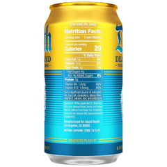 Liquid Death Iced Tea - Death Island (Tropical-Flavored Black Tea), Less Sugar*, Boost of Caffeine, B Vitamins, No Artificial Sweeteners, 12 Fl Oz (Pack of 12)