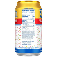 Liquid Death Iced Tea, Pop-Tarts™ Carnage (Pop-Tarts® Frosted Strawberry Toaster Pastry Flavored Black Tea), Less Sugar*, Boost of Caffeine, B Vitamins, No Artificial Sweeteners, 12 Fl Oz (Pack of 12)