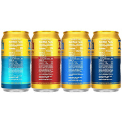 Liquid Death Iced Tea - Modern Variety, Less Sugar*, Boost of Caffeine, B Vitamins, No Artificial Sweeteners, 4 Flavors: Tea/Lemonade, Rest in Peach, Death Island, Blueberry Buzzsaw, 12 Fl Oz (Pack of 12)