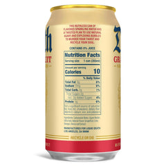 Liquid Death Soda-Flavored Sparkling Water - Grave Fruit (Grapefruit Flavor), Less Sugar*, Huge Flavor, No Caffeine, No Artificial Sweeteners, 12 Fl Oz (Pack of 12)