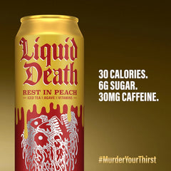 Liquid Death Rest in Peach Tea Single, 19.2 FZ