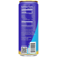 Liquid Death Sparkling Energy - Tropical Terror (Classic Piña Colada), Zero Sugar Energy Drink, Unextreme Caffeine 100mg, Essential Vitamins, 12 Fl Oz (Pack of 12)